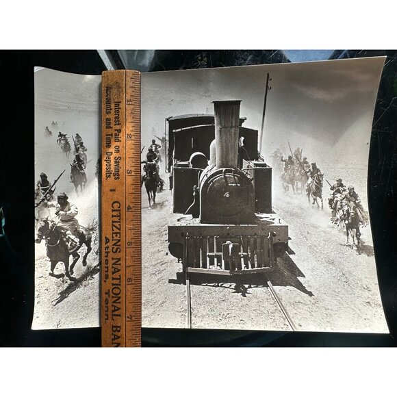 Vintage 1959 North West Frontier Movie Train Under Attack Still Photo - Picture 7 of 13